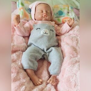 Ashton-Drake Breathing Bella Rose Newborn Reborn Doll By Linda Murray